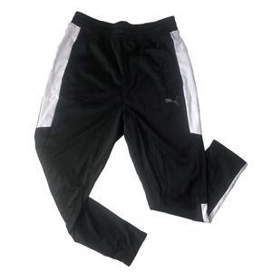 Puma Black Zippered Joggers Youth Medium - 30" Waist